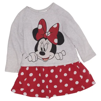 Jurk (Grijs, Rood) van H&M Kids x Disney Katoen, Polyester