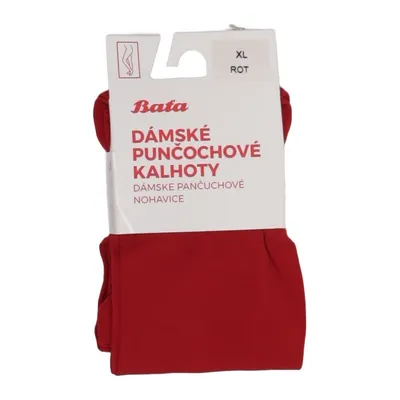 Nylonstrømper (Rød) fra Bata Elastan, Polyamid