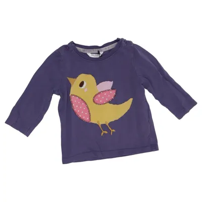 Long sleeve T-shirt (Purple, Yellow, Pink) from Baby Boden Cotton