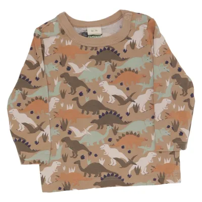 Lange mouwen shirt (Beige, Meerkleurig) van Alana Elastaan, Organisch katoen