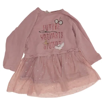 Klänning (Rosa, Flerfärgad) från Harry Potter x H&M Bomull, Polyester