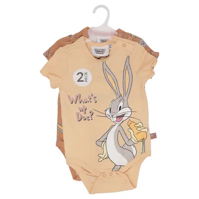 Romper (Beige) van Looney Tunes Katoen, Elastaan