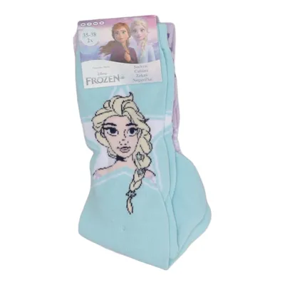 Socks (Blue, Multicolored) from Disney Frozen Cotton, Elastane, Polyamide