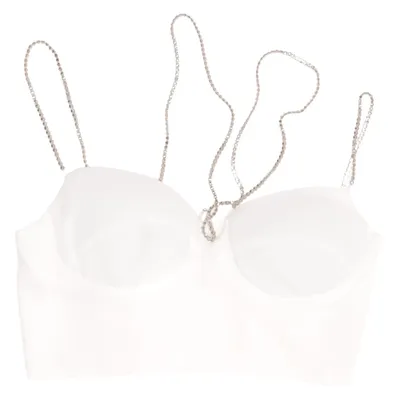 Bustier (Hvid) fra Cider Elastan, Polyester