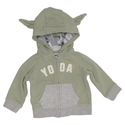 Hættetrøje (Yoda) fra BabyGap Bomuld, Genanvendt polyester