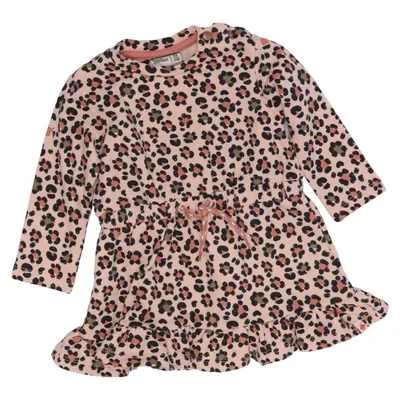 Dress (Pink, Multicolored) from Babyface Cotton, Elastane