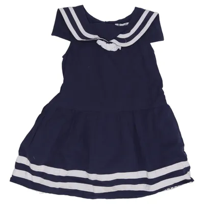 Robe (Bleu, Blanc) de M&S Kids Coton