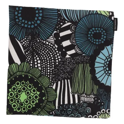 Housse de coussin (Bleu, Vert, Multicolore) de Marimekko Coton