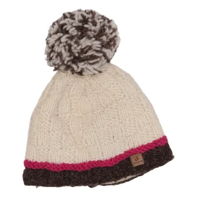 Bonnet à pompon (Blanc, Marron, Rose) de Chillouts Laine