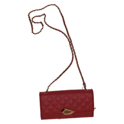 Shoulder-bag (Red) from Charles & Keith Polyester, Polyurethane