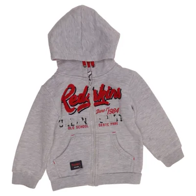 Capuchon sweater (Grijs, Rood) van Redskins