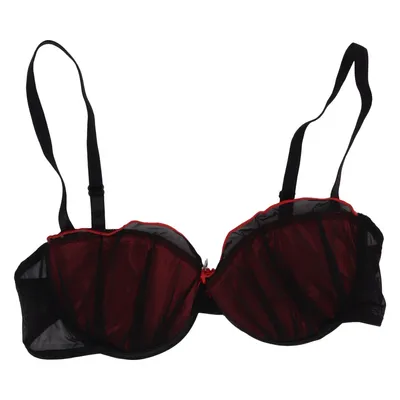 Bra (Black, Red) from Coquette Elastane, Polyamide