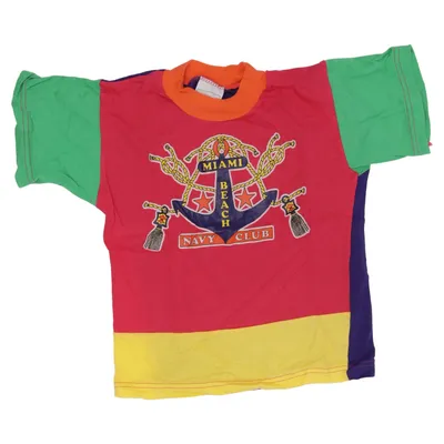 T-shirt (Rouge, Vert, Multicolore) de Raffiné Coton