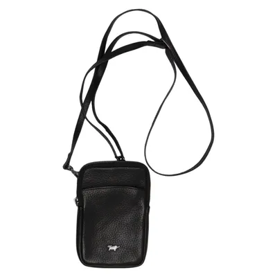 Mobile bag (Black) from Braun Büffel Leather