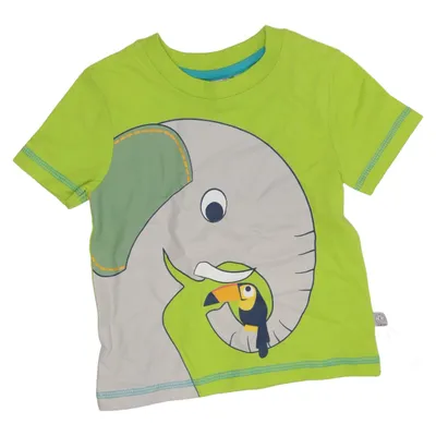 T-shirt (Grön, Flerfärgad) från Liegelind Bomull, Elastan