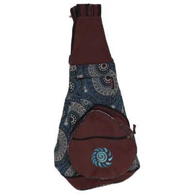 Shoulder-bag (Blue, Brown, Multicolored) from Guru Shop Cotton
