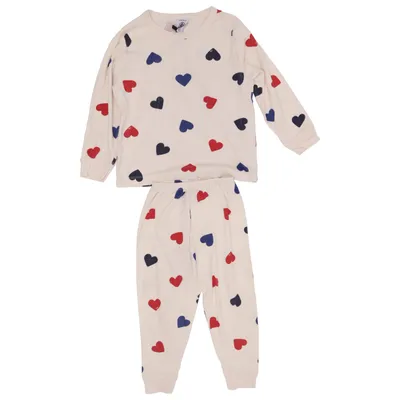 Pyjama (Beige, Rood, Blauw) van Petit Bateau Katoen