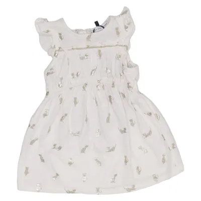 Kjole (Hvid) fra Little Marc Jacobs Bomuld
