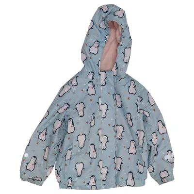 Rain jacket (Blue, Pink, White) from Pocopiano Recycled polyester
