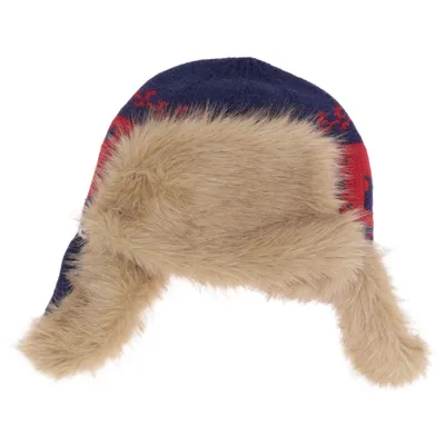 Pilotenmuts (Blauw, Beige, Rood) van Sweet Chilling Acryl, Elastaan, Polyamide, Polyester, Wol