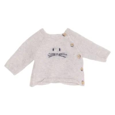 Pull-over (Gris) de Petit Bateau Cachemire, Laine