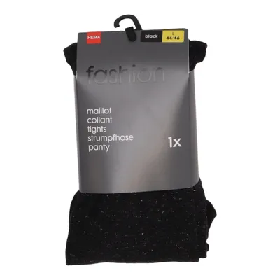 Nylonstrumpfhose (Schwarz) von Hema Acryl, Baumwolle, Elasthan, Metallfaser, Polyamid