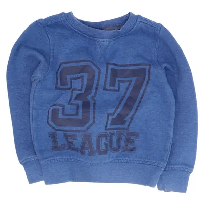 Collegetröja (Blå, Grå) från Frendz Bomull, Polyester