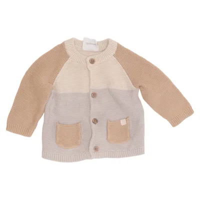 Cardigan (Beige, Grå, Hvid) fra Topomini Bomuld