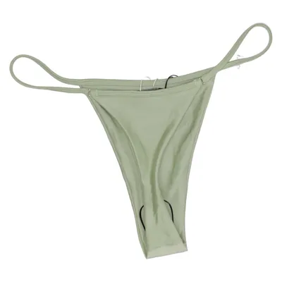 Bikini broekje (Groen) van Janthee Elastaan, Polyamide
