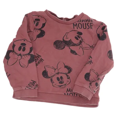 Collegetröja (Rosa, Svart) från Disney Baby Bomull