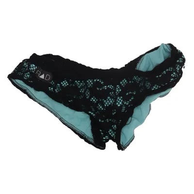 Bikiniunterteil (Schwarz, Türkis) von Rad