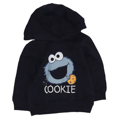Hættetrøje (Blå) fra Sesame Street Bomuld, Polyester