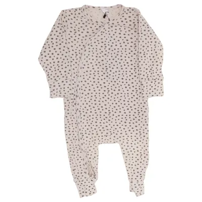 Rompers (White, Gray) from Little One Elastane, Organic cotton