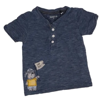 T-shirt (Blå, Vit) från Staccato Bomull