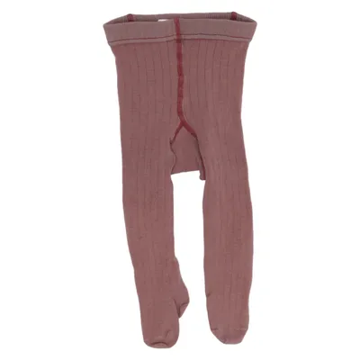 Tights (Pink) from Pure Pure by Bauer Cotton, Elastane, Merino wool