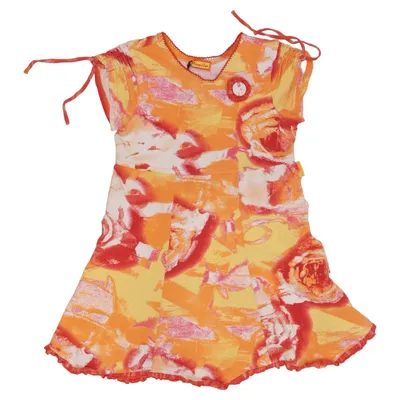 Dress (Yellow, Red, Multicolored) from Pampolina Cotton, Elastane