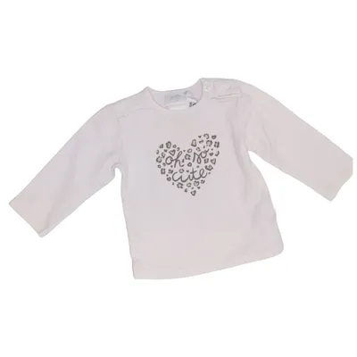 Long sleeve T-shirt (White) from Feetje Cotton, Elastane