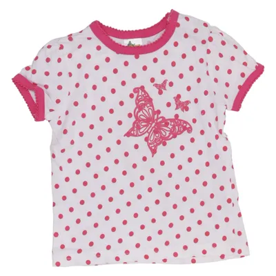 T-shirt (Hvid, Pink) fra Papagino