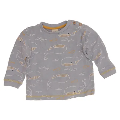 Long sleeve T-shirt (Blue, Yellow, White) from Alana Cotton