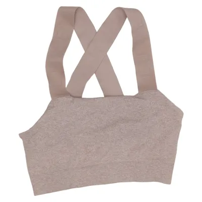 Sports bra (Bandeau Fitted Ribbed) from Lune Active Elastane, Polyamide, Polyester