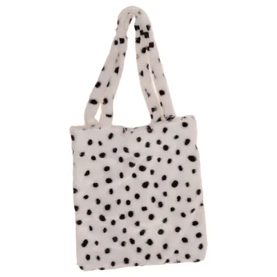 Handbag (White, Black) from Hema Polyester