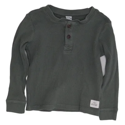 T-shirt manches longues (Vert) de Dopo Dopo Coton