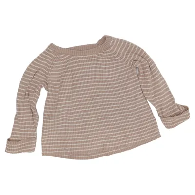 Tröja (Beige, Vit) från Konges Sløjd Ekologisk bomull