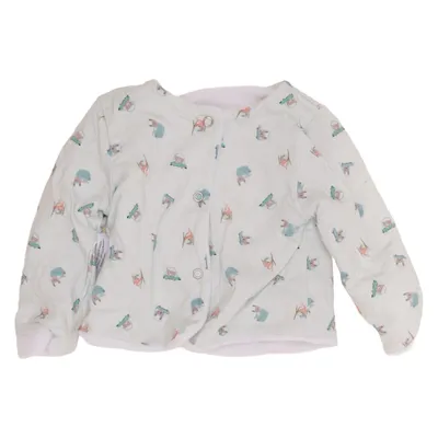 Jacket (White, Multicolored) from Linvosges Cotton, Polyester