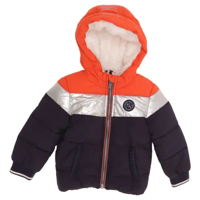 Vinterjacka (Blå, Orange, Silverfärgad, Vit) från Baby Club Polyester