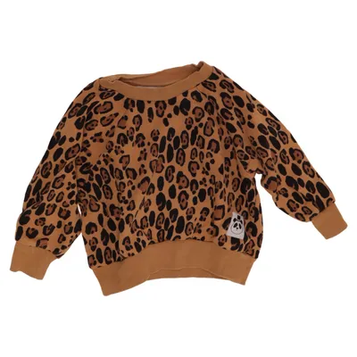Sweatshirt (Brown, Black) from Mini Rodini Cotton