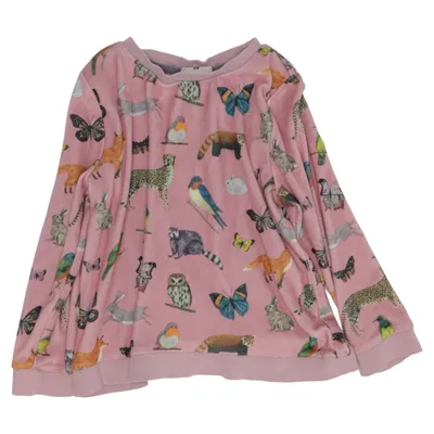 Sweatshirt (Roze, Meerkleurig) van Kelzuki x H&M