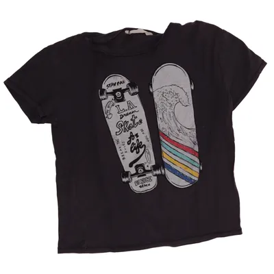 T-shirt (Grå, Flerfarvet) fra Mango Kids Bomuld