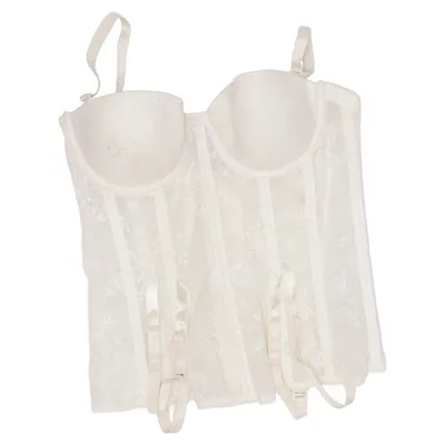 Bustier (White) from Di Lorenzo Elastane, Polyamide