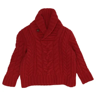 Sweater (Rød) fra Ralph Lauren Kaninpels, Uld